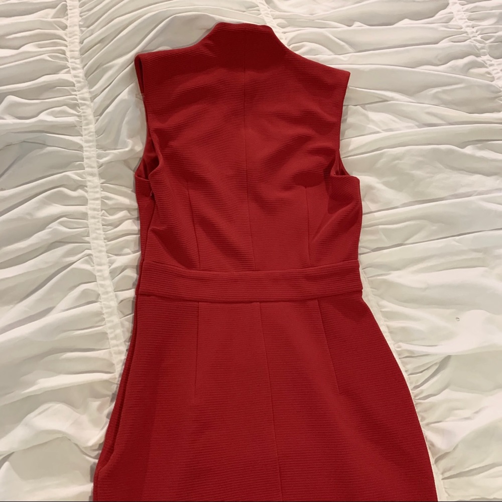 TIGERMIST - Red Deep Plunge Dress - Picture 3 of 4